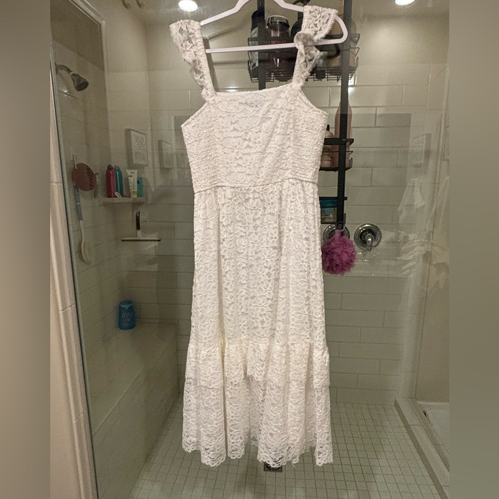 DRAPER JAMES CARRIE MIDI DRESS IN LACE - Picture 3 of 4